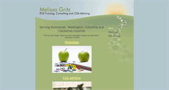 Desktop Screenshot of melissagritz.com